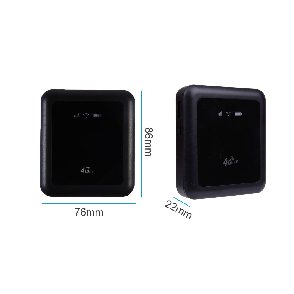 Power Bank Modem 5200mAh 4g LTE Wireless Wifi Router 3G 4G Internet Mobile Portable Hotspot MIFIs with SIM Card Slot